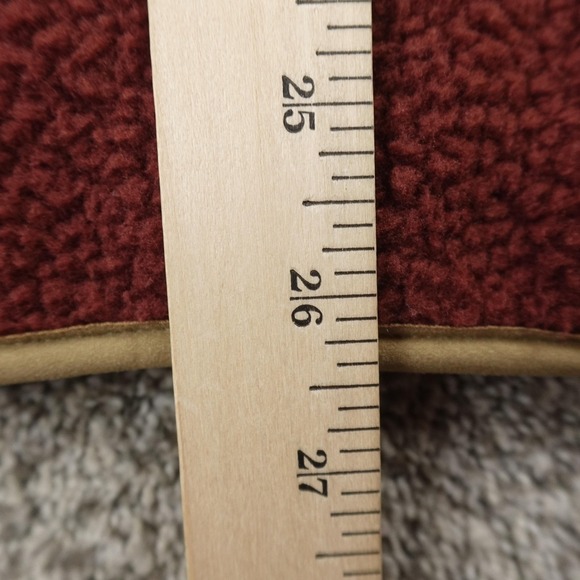 NEW Eddie Bauer Jacket Mens S Red Brown Sherpa Fleece Full Zip Outdoor Hiking - Picture 9 of 12